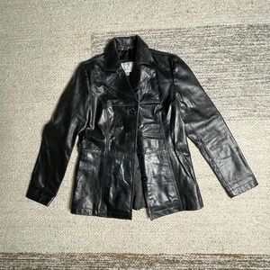 Vintage Wilsons leather Maxima women's M Leather trench coat